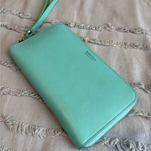 Tiffany & Co. Leather Wristlet / Travel Wallet